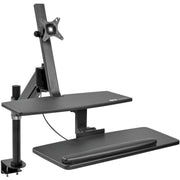 Tripp Lite series WorkWise Single-Monitor Sit-Stand Desk Clamp Workstation