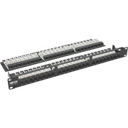 Tripp Lite by Eaton N052-048-1U 48-Port 1U Rack-Mount High-Density 110-Type Patch Panel - N052-048-1U