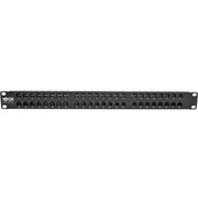 Tripp Lite by Eaton N052-048-1U 48-Port 1U Rack-Mount High-Density 110-Type Patch Panel - N052-048-1U