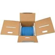 Tripp Lite series Cat6 Gigabit Bulk Stranded 24AWG CMR PVC Cable, Blue, 1000 ft - N220-01K-BL
