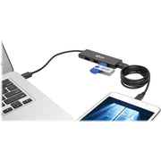 Tripp Lite by Eaton U360-004-SLIM 4-Port Ultra-Slim Portable USB 3.0 SuperSpeed Hub - U360-004-SLIM