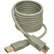 Tripp Lite by Eaton USB 2.0 Hi-Speed Extension Cable (M/F), Beige, 6 ft - U024-006-BE