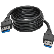 Tripp Lite series USB 3.0 SuperSpeed A/A Cable (M/M), Black, 3 ft - U320-003-BK