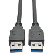 Tripp Lite series USB 3.0 SuperSpeed A/A Cable (M/M), Black, 3 ft