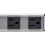 Tripp Lite by Eaton 4-Outlet Power Strip, 10 ft. Cord, NEMA 5-15P Plug, 12 in. - PS120410