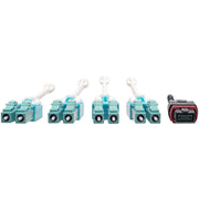 Tripp Lite by Eaton N845-01M-8L-MG MTP/MPO to 8xLC Fan-Out Patch Cable, Magenta, 1 m - N845-01M-8L-MG