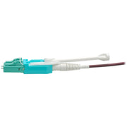 Tripp Lite by Eaton N845-01M-8L-MG MTP/MPO to 8xLC Fan-Out Patch Cable, Magenta, 1 m - N845-01M-8L-MG