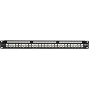 Tripp Lite by Eaton N254-024-6AD 24-Port 1U Rack-Mount Cat6a Feedthrough Patch Panel - N254-024-6AD