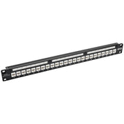 Tripp Lite by Eaton N254-024-6AD 24-Port 1U Rack-Mount Cat6a Feedthrough Patch Panel