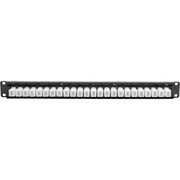 Tripp Lite by Eaton N254-024-6AD 24-Port 1U Rack-Mount Cat6a Feedthrough Patch Panel - N254-024-6AD