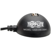 Tripp Lite by Eaton 1-Port USB 2.0 Hi-Speed Desktop Extension Cable (M/F), 5 ft - U024-005-DSK1