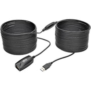 Tripp Lite by Eaton USB 2.0 Hi-Speed Active Extension Repeater Cable (USB-A M/F), 15 m (49 ft)