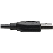 Tripp Lite by Eaton 2-Port USB 2.0 Hi-Speed Desktop Extension Cable (M/2xF), 5 ft - U024-005-DSK2