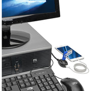 Tripp Lite by Eaton 2-Port USB 3.0 SuperSpeed Desktop Extension Cable (M/2xF), 6 ft - U324-006-DSK2