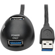 Tripp Lite by Eaton 2-Port USB 3.0 SuperSpeed Desktop Extension Cable (M/2xF), 6 ft