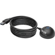 Tripp Lite by Eaton 1-Port USB 3.0 SuperSpeed Desktop Extension Cable (M/F), 6 ft - U324-006-DSK1