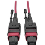 Tripp Lite by Eaton N845-10M-12-MG MTP/MPO Multimode Patch Cable, Magenta, 10 m