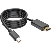 Tripp Lite by Eaton Mini DisplayPort to HD Adapter Cable (M/M), 1080p, 3 ft - P586-003-HDMI