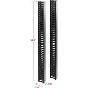 CyberPower Vertical Finger Duct Cable Manager with Snap on Cover - CRA30001