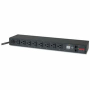 AP7800B_APC by Schneider Electric Rack PDU, Metered, 1U, 15A, 100/120V, (8) 5-15