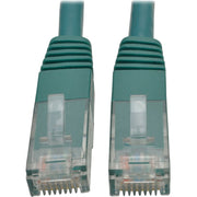Tripp Lite by Eaton Cat6 Gigabit Molded Patch Cable (RJ45 M/M), Green, 2 ft