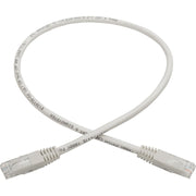 Tripp Lite by Eaton Cat6 Gigabit Molded Patch Cable (RJ45 M/M), White, 2 ft - N200-002-WH