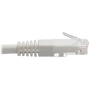 Tripp Lite series Cat6 Gigabit Molded Patch Cable (RJ45 M/M), White, 7 ft - N200-007-WH