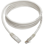 Tripp Lite series Cat6 Gigabit Molded Patch Cable (RJ45 M/M), White, 7 ft - N200-007-WH