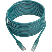 Tripp Lite by Eaton Cat6 Gigabit Molded Patch Cable (RJ45 M/M), Green, 15 ft - N200-015-GN