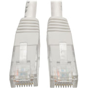Tripp Lite by Eaton Cat6 Gigabit Molded Patch Cable (RJ45 M/M), White, 15 ft