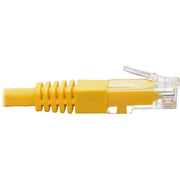 Tripp Lite by Eaton Cat6 Gigabit Molded Patch Cable (RJ45 M/M), Yellow, 2 ft - N200-002-YW