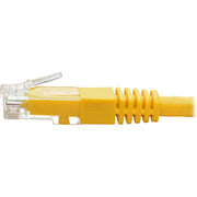 Tripp Lite by Eaton Cat6 Gigabit Molded Patch Cable (RJ45 M/M), Yellow, 2 ft - N200-002-YW