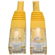 N200-002-YW_Tripp Lite by Eaton Cat6 Gigabit Molded Patch Cable (RJ45 M/M), Yellow, 2 ft