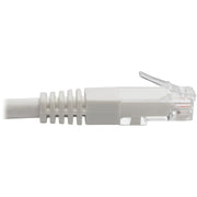 Tripp Lite by Eaton Cat6 Gigabit Molded Patch Cable (RJ45 M/M), White, 3 ft - N200-003-WH