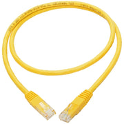 Tripp Lite by Eaton Cat6 Gigabit Molded Patch Cable (RJ45 M/M), Yellow, 3 ft - N200-003-YW