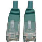 Tripp Lite by Eaton Cat6 Gigabit Molded Patch Cable (RJ45 M/M), Green, 25 ft