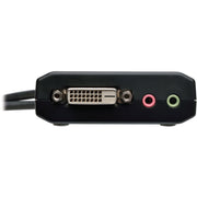 Tripp Lite by Eaton 2-Port USB/DVI Cable KVM Switch with Audio, Cables and USB Peripheral Sharing - B032-DUA2