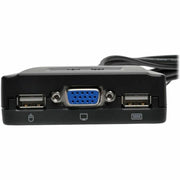 Tripp Lite series 2-Port USB/VGA Cable KVM Switch with Cables and USB Peripheral Sharing - B032-VU2