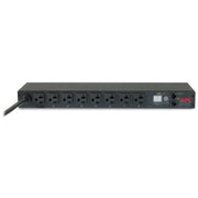 APC by Schneider Electric Rack PDU, Metered, 1U, 20A, 120V, (8) 5-20 - AP7801B