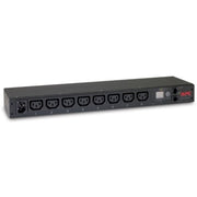 APC by Schneider Electric Rack PDU, Metered, 1U, 12A/208V, 10A/230V, (8) C13 - AP7820B