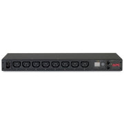 APC by Schneider Electric Rack PDU, Metered, 1U, 12A/208V, 10A/230V, (8) C13 - AP7820B