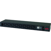 APC by Schneider Electric Rack PDU, Metered, 1U, 12A/208V, 10A/230V, (8) C13 - AP7820B