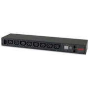 APC by Schneider Electric Rack PDU, Metered, 1U, 12A/208V, 10A/230V, (8) C13 - AP7820B