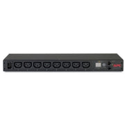 APC by Schneider Electric Rack PDU, Metered, 1U, 12A/208V, 10A/230V, (8) C13 - AP7820B