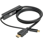 Tripp Lite by Eaton USB C to HDMI Adapter Cable (M/M), 3840 x 2160 (4K x 2K) @ 30 Hz, 3 ft - U444-003-H