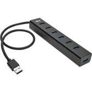 U360-007-AL_Tripp Lite by Eaton 7-Port Portable USB 3.0 SuperSpeed Mini Hub, Aluminum