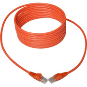 Tripp Lite by Eaton Cat5e 350 MHz Snagless Molded UTP Patch Cable (RJ45 M/M), Orange, 14 ft - N001-014-OR