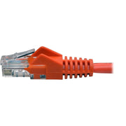 Tripp Lite by Eaton Cat5e 350 MHz Snagless Molded UTP Patch Cable (RJ45 M/M), Orange, 14 ft - N001-014-OR