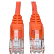 Tripp Lite by Eaton Cat5e 350 MHz Snagless Molded UTP Patch Cable (RJ45 M/M), Orange, 14 ft