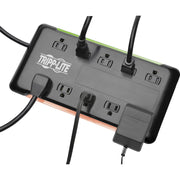 Tripp Lite by Eaton Protect It! 10-Outlet Surge Protector, 6 ft. Cord, 2880 Joules, Black Housing - TLP1006B